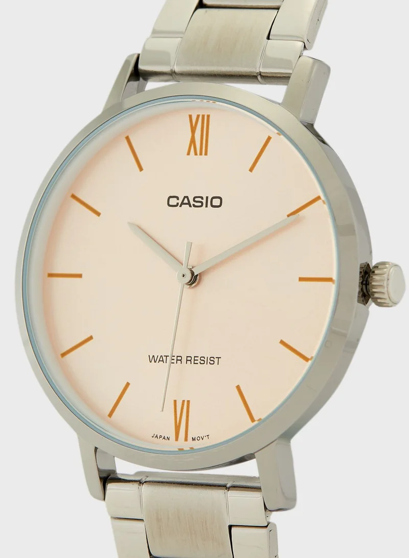 CASIO Ltp-Vt01D-4Budf Analog Watch