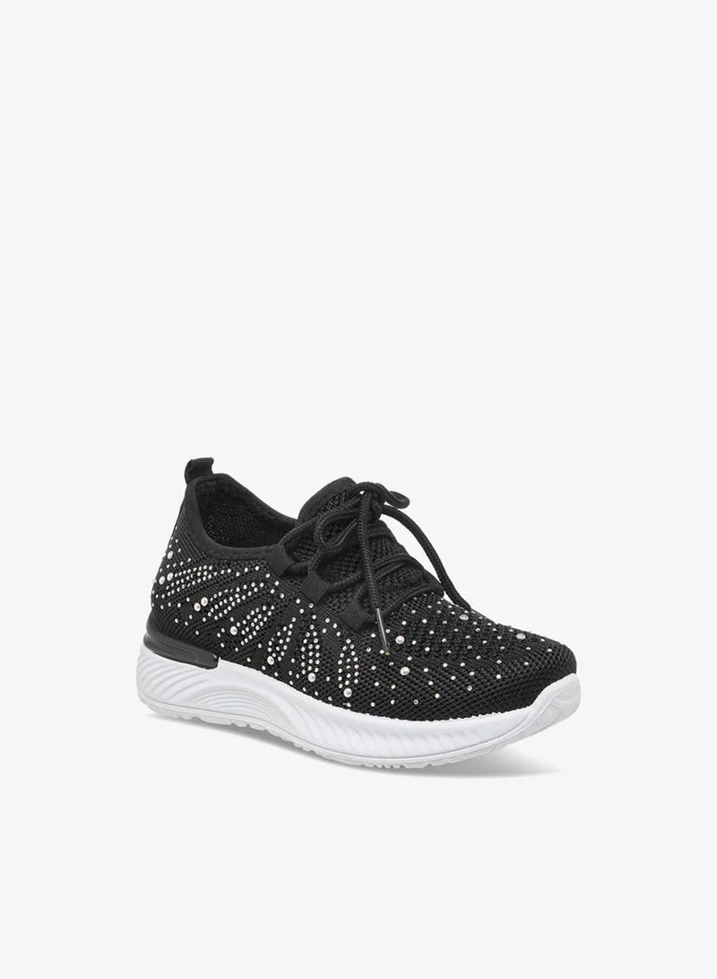 فلورا بيلا من شو إكسبرس سنيكرز بناتي مزين بالدانتيل