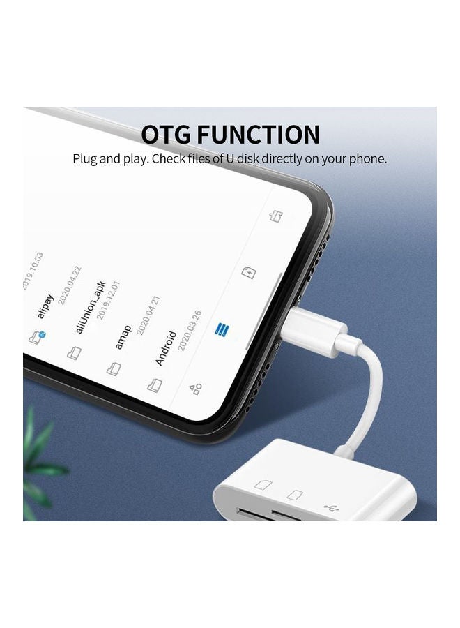 3-In-1 Type-C Hub White - Image 5