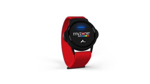 MYZONE MZ-Switch Replacement Arm & Wrist Straps - Red - Vibrant, Adjustable & Comfortable Replacement Fitness Band for the MZ-Switch - Image 2