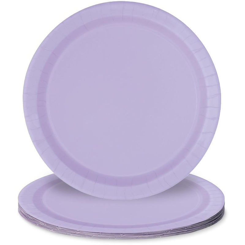 Unique Lavender Paper Plates 8ct 31355