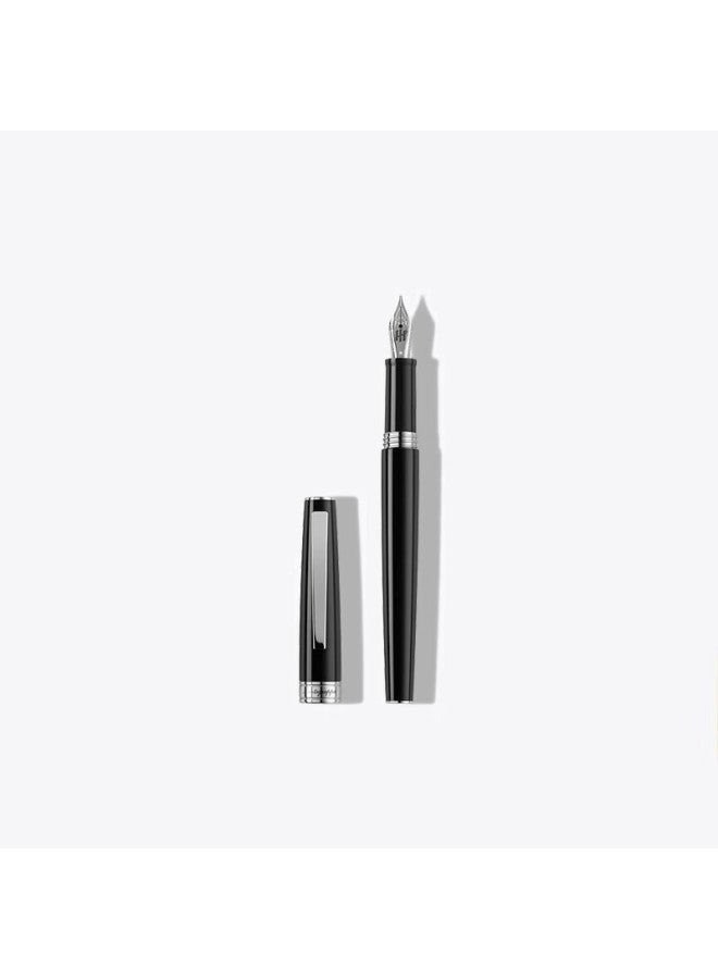MONTEGRAPPA Wantejia Italian Imported Harmony Series Black Fountain Pen For Men And Women, High-end Gift Box, Business Gift Set, F Nib Isa1r2ac Gift - Image 1