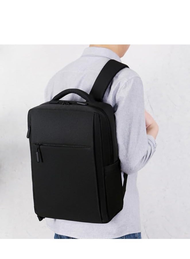 شنطة ظهر مقاومة للماء بتصميم عصري وخامة متينة بسعة كبيرة وجيوب متعددة - لون أسود - Image 4