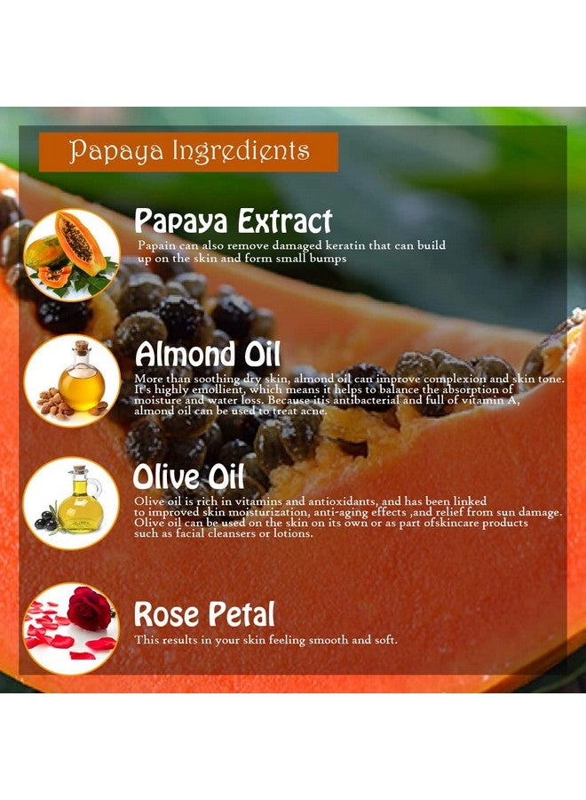 Lilium Papaya Face & Body Pack 250gm | Enzymatic Power Of Papaya For Head-to-Toe Radiance & Rejuvenation | Youthful Glow & Skin Renewal | 100% Vegan All Skin Types - Image 3