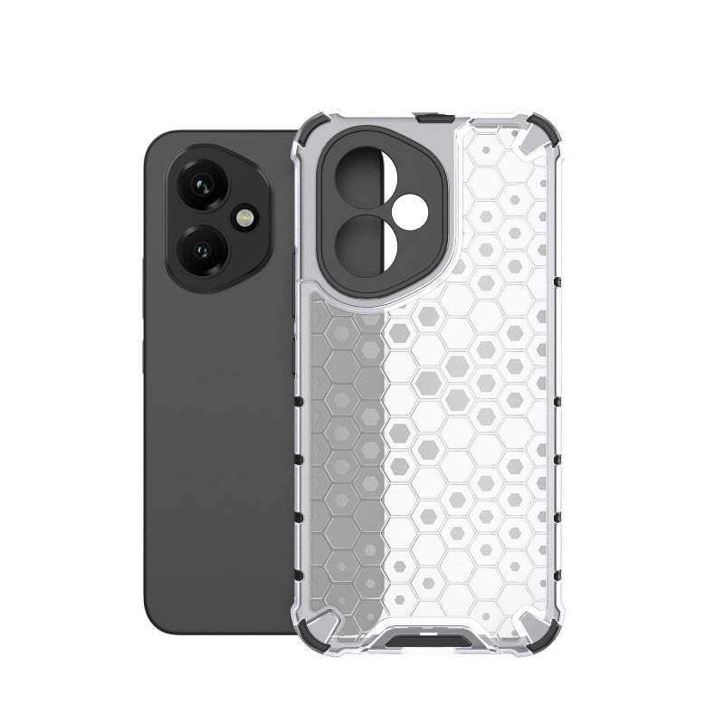 إيروريكس جراب هاتف For Honor 400 Global 156.5 مم Honeycomb مقاوم للصدمات (أبيض) - Image 5