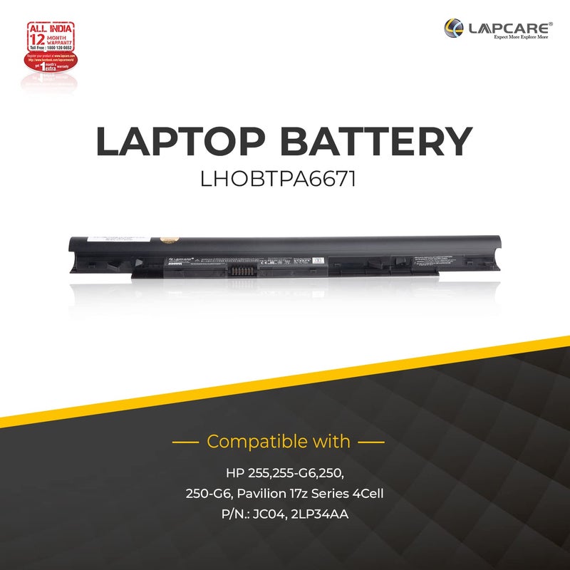 Lapcare بطارية لـ HP 919700-850 JC04 JC03 15-BS015DX 15-BS113DX 15-BS115DX 15-BS060WM 15-BS013DX 15-BS070WM 17-BS049DX 17-BS011DX 250-G6 - أداء عالي - Image 5