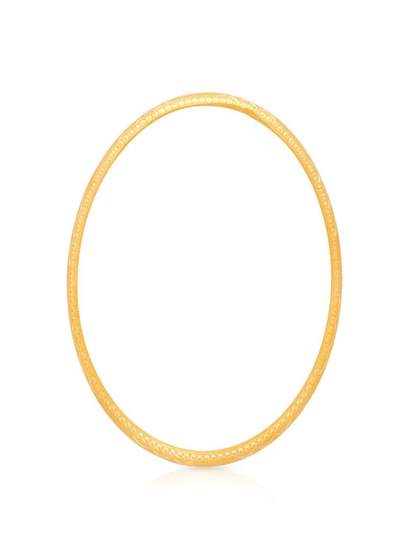 Malabar Gold and Diamonds Malabar Gold and Diamonds 22 KT 916 Purity Gold Bangle EMBNHMBC174  - Image 3