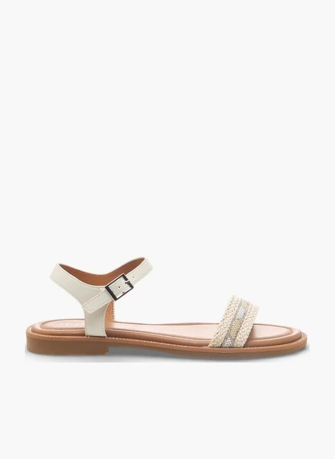 سيليست Women Ankle Strap Flat Sandals
