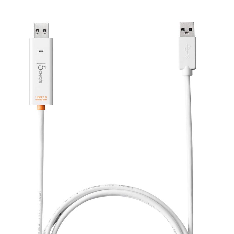 j5create JUC500 Data, Keyboard, and Mouse Sharing/Transfer USB 3.0 Cable Transfer Data Between Mac and Windows [Wormhole Switch] - Image 2