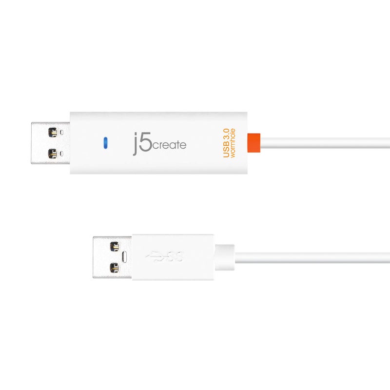 j5create JUC500 Data, Keyboard, and Mouse Sharing/Transfer USB 3.0 Cable Transfer Data Between Mac and Windows [Wormhole Switch] - Image 1