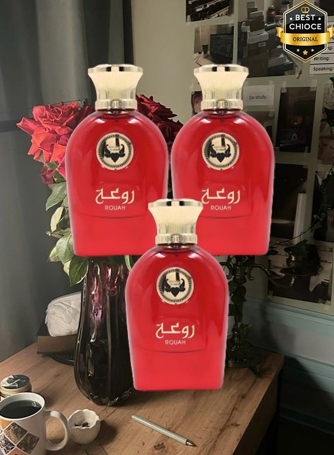 Heart 3 Pieces Rouah Perfume 100ml EDP - Image 1