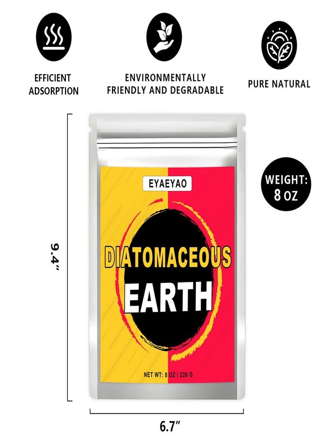 Eyaeyao Diatomaceous Earth Food Grade 8 oz - 100% Diatomaceous Powder for Pets, Dogs, Home & Garden - Safe for Humans & Animals (8 oz) - Image 2
