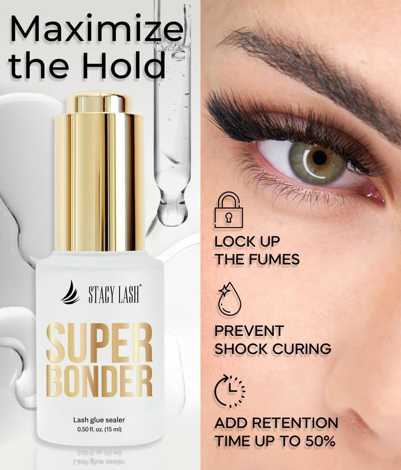 STACY LASH Super Bonder for Lash Extensions/Locks Eyelash Glue Fumes/Lash Extension Primer Complement/Lash Bonder for Mink Individual Lashes/Eyelash Extension Supplies - Image 2