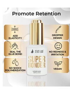 Stacy Lash Super Bonder for Lash Extensions by Stacy Lash/Locks Eyelash Glue Fumes/Lash Extension Primer Complement/Lash Bonder for Mink Individual Lashes/Eyelash Extension Supplies  - Image 4