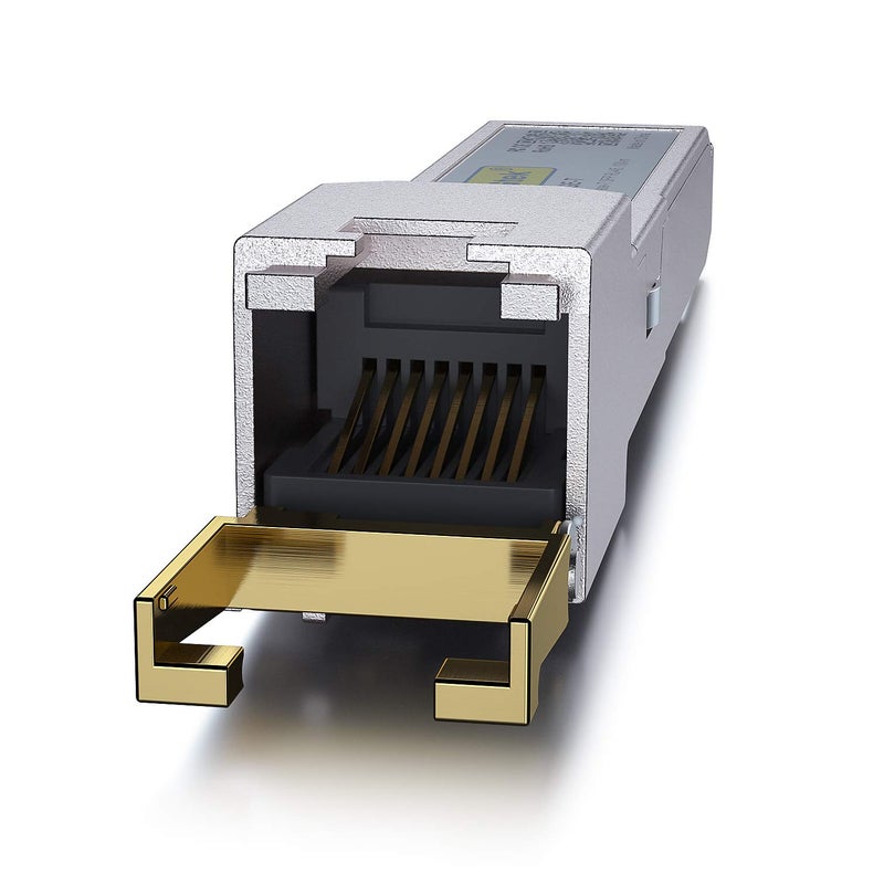 10Gtek ðŸ­ðŸ¬/ðŸ­ðŸ¬ðŸ¬/ðŸ­ðŸ¬ðŸ¬ðŸ¬ð—•ð—®ð˜€ð—²-ð—§ ð—–ð—¼ð—½ð—½ð—²ð—¿ ð—¦ð—™ð—£, Auto-Negotiation SFP to RJ45 Mini-GBIC Transceiver or Cisco GLC-T(10/100/1000)/SFP-GE-T(10/100/1000) Pack of 2 - Image 3