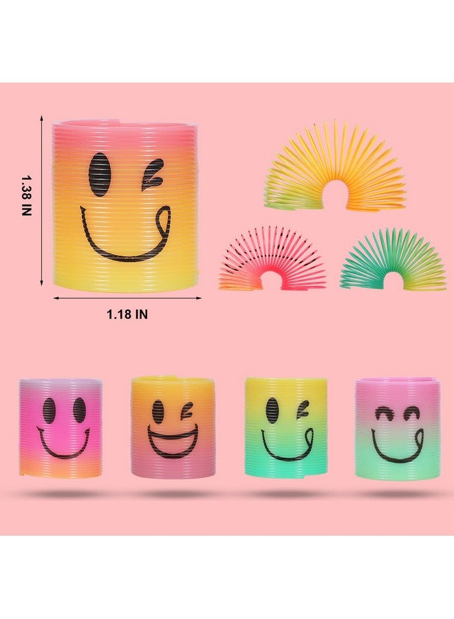 AZEN 120 Pcs Mini Spring Party Favors For Kids 3-5 4-8, Goodie Bags Stuffers For Birthday Party, Classroom Prizes Kids Prizes, Small Bulk Toys Gifts (4 Smile) - Image 4