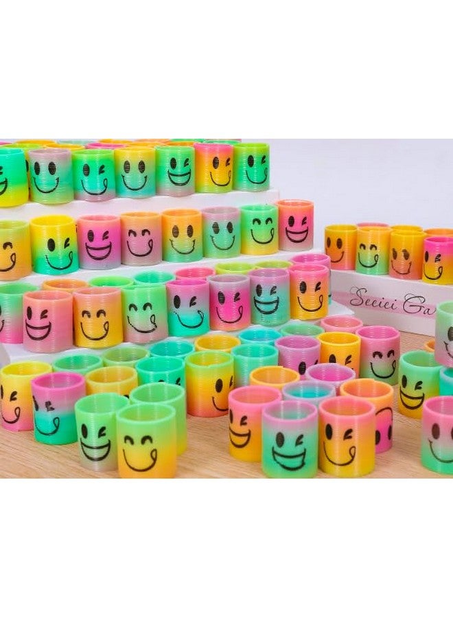 AZEN 120 Pcs Mini Spring Party Favors For Kids 3-5 4-8, Goodie Bags Stuffers For Birthday Party, Classroom Prizes Kids Prizes, Small Bulk Toys Gifts (4 Smile) - Image 3