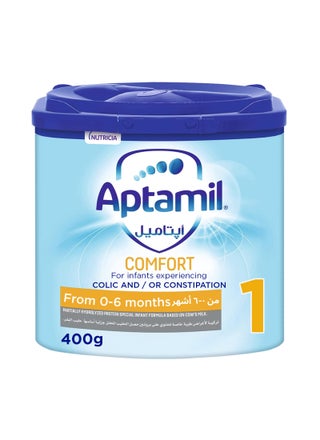 Comfort 1 Infant Formula Milk From 0-6 Months, Dietary Management of Colic & Constipation, Easy To Use Pack