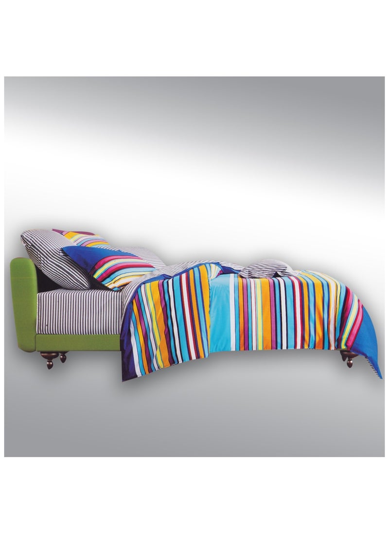 Family Bed quilt set Cotton 3 pieces size 240 x 240 cm model 133 from Family Bed  - Image 2