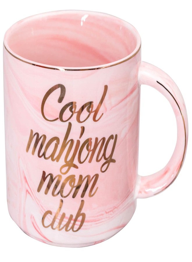 Mugpie Mahjong Mug Gifts for Mahjong Lovers - Cute Cool Mahjong Mom Club Coffee Mug - Funny Mothers Day Gifts Birthday Christmas Presents for Mahjong Player - Image 1
