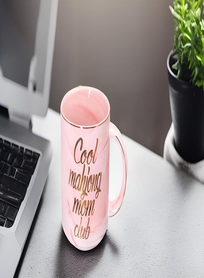 Mugpie Mahjong Mug Gifts for Mahjong Lovers - Cute Cool Mahjong Mom Club Coffee Mug - Funny Mothers Day Gifts Birthday Christmas Presents for Mahjong Player - Image 2