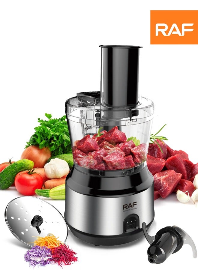 آر إيه أف محضر طعام ، مفرمة طعام خضروات 750 مللي للتقطيع ، التقطيع ، التقطيع ، الفرم والهريس ، 2 سرعة ، شفرات من الفولاذ المقاوم للصدأ ، مزلق الطعام والدافع ، ر. 2862 - Image 1