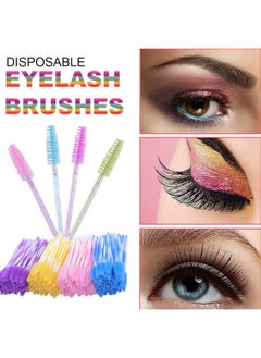 Generic Disposable green lash brushes, eyebrow spoolies for mascara wands, makeup tools - pack of 12 pcs.  - Image 4