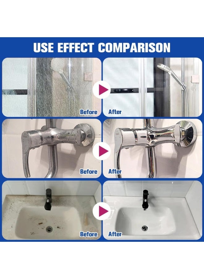 Jakehoe Bathroom Descaler Foam, Bathroom Descaler Spray, Stubborn Stains Cleaner, Multipurpose Toilet Foam Cleaner for Bathtub Toilet Shower Sink - Image 5