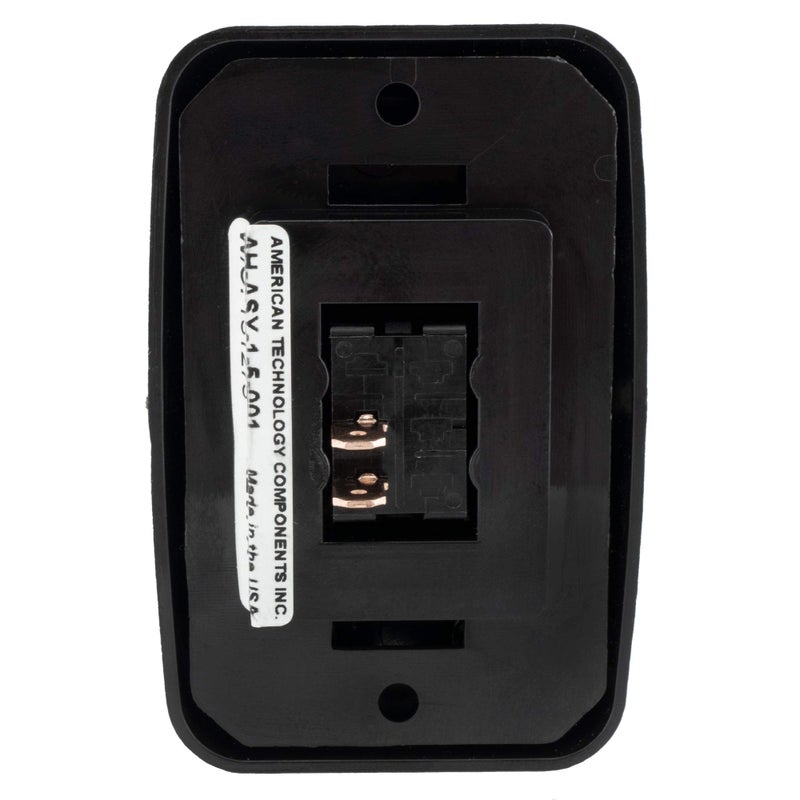 American Technology Components Single SPST On-Off Switch with Bezel, 12-Volt, for RV, Trailer, Camper (Black) - Image 5