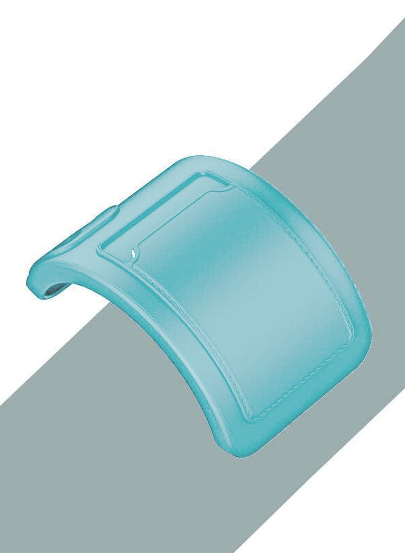 Wtech Silicone TPU With Card Holder Case Cover For Realme 12+ / 12 Plus 5G 2024 Sky Blue - Image 5