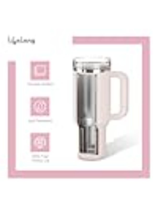 Lifelong Double-Walled Vacuum Insulated Tumbler with Unbreakable Tritan Lid 1200ml |Keeps Drinks Hot for 8 Hours & Cold for 12 Hours | Durable Stainless Steel Tumbler with Comfort-Grip Handle(LLTBR01) - Image 2