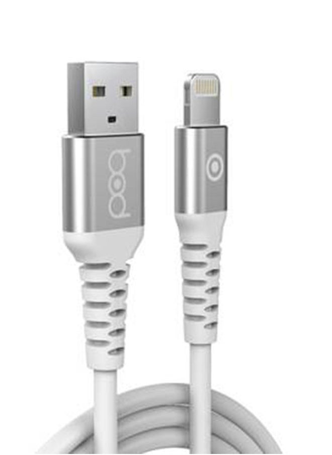 Lightning To USB Data Sync And Charging Cable White