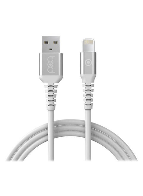 Lightning To USB Data Sync And Charging Cable White