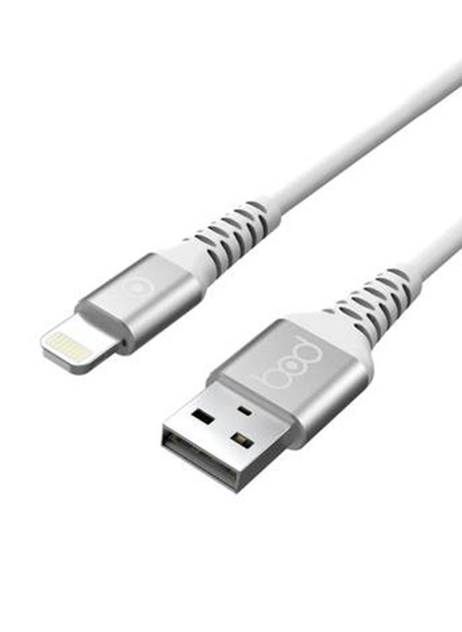Lightning To USB Data Sync And Charging Cable White