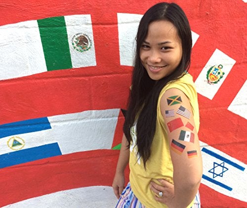 PremiumTT temporary tattoos 40 Germany Flag Tattoos, German Olympic Party Favors - Image 4