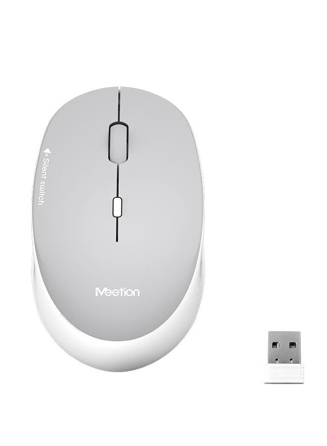 Meetion ماوس MEETION R570 اللاسلكي بدقة 1600 نقطة في البوصة (رمادي) - Image 1