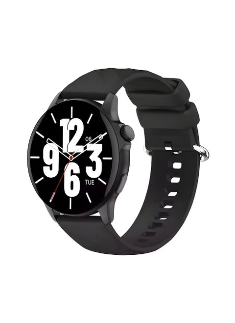 WP02 Smart Watch, Water Resistant to 1.5 Meters, Long-Lasting Battery with Charging Cable, Daily Activity and Health Monitoring, 2 Straps-black