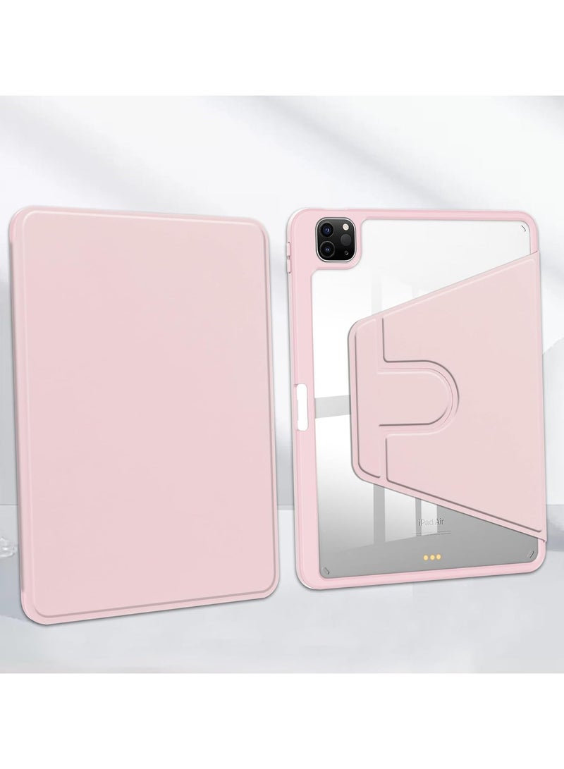 DUSALA Rotating Case for iPad 9th (10.2-Inch, 2021 Model,9th Generation) with Pencil Holder,360 Degree Rotation Protective Stand Slim Cover Clear Back, Auto Wake/Sleep (iPad 10.2) - Image 2