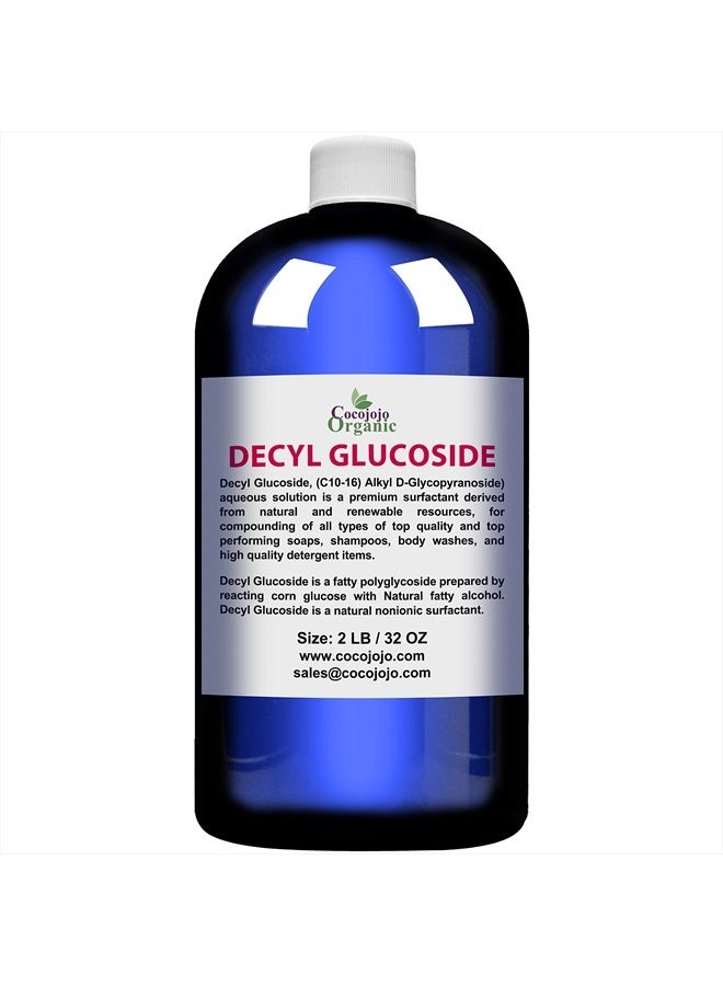 Dr Joe Lab Decyl Glucoside Natural Surfactant - Bulk 32 oz Size - Natural, Plant Derived, Non-GMO, Biodegradable - For Formulations and DIY Skin Care - For Shower Gels, Foaming, Body Soap, Shampoos, Cleansers - Image 2