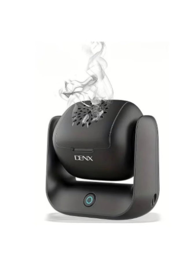Denx Electric incense burner, portable electric incense burner with 90-degree adjustable lid and LED indicator - Image 2