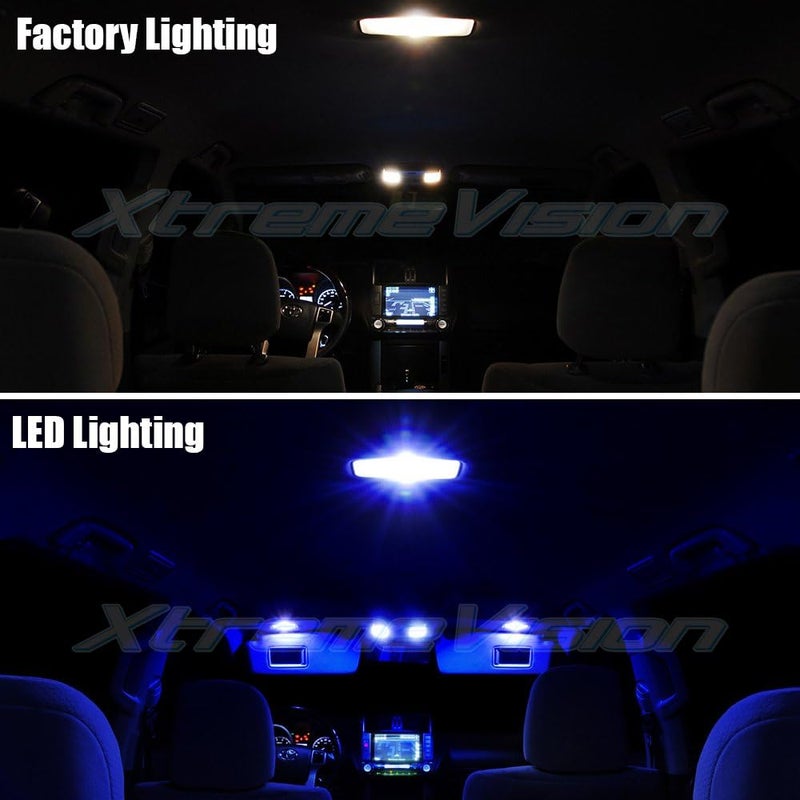 XTREME VISION XtremeVision Blue Interior LED Kit for Lexus LS430 (2001-2006) - 9 Pieces with Installation Tool - Image 3
