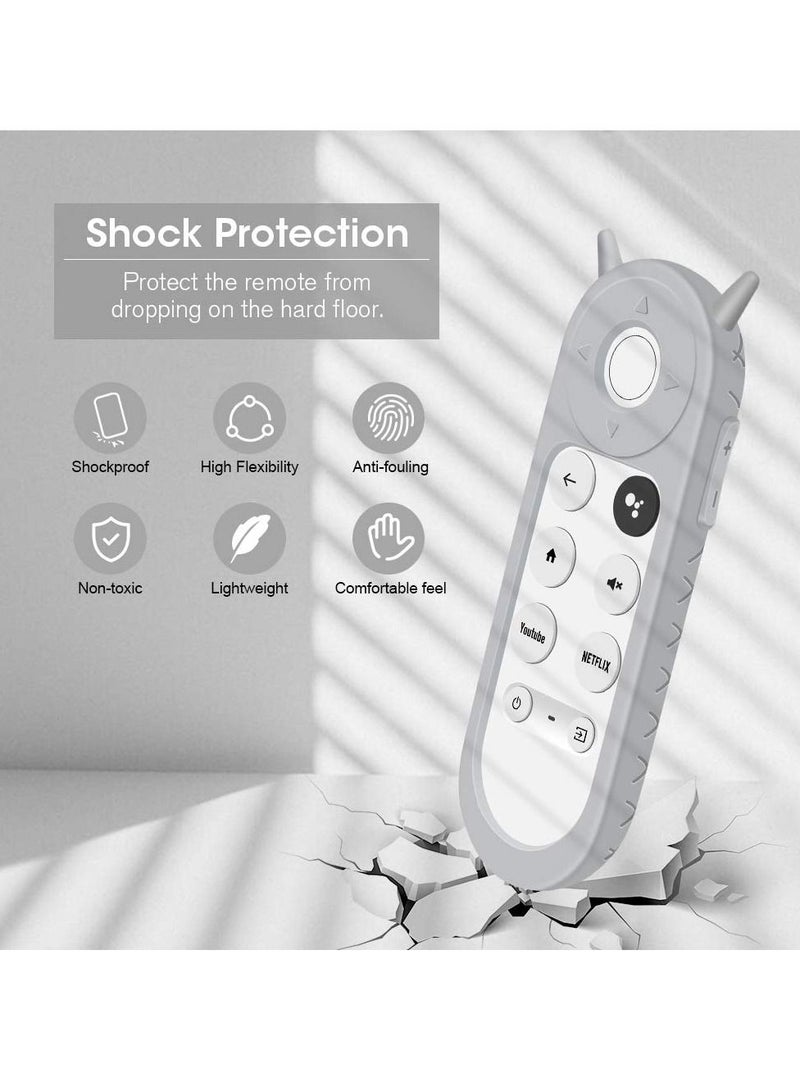 SYOSI Case for Chromecast, Remote Protective protector for Google TV 2020 Voice, Shockproof Anti-Slip Cover for Google Voice Remote Silicone Case Holder Skin - Image 4