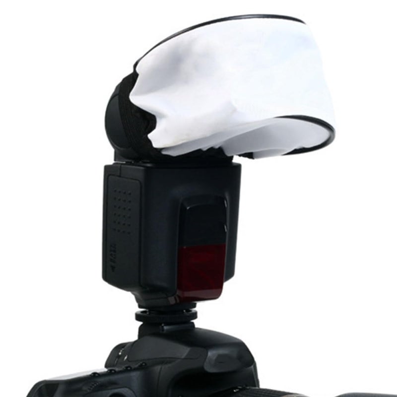 White Flash Diffuser Soft Light Cover For DSLR Speedlight Studio Outdoor Photography - Image 4