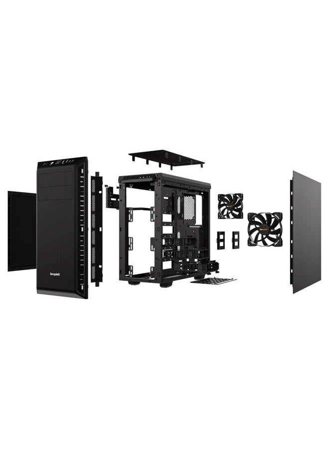 be quiet! Pure Base 600 ATX Midi Tower PC Case| 2 Pre-Installed Silent Wings Fans | Black | BG021 - Image 4