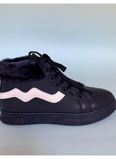 Girls shoes in navy blue