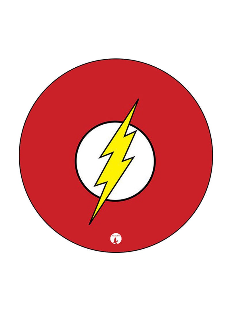 Flash Printed Mouse Pad Round  Multicolour