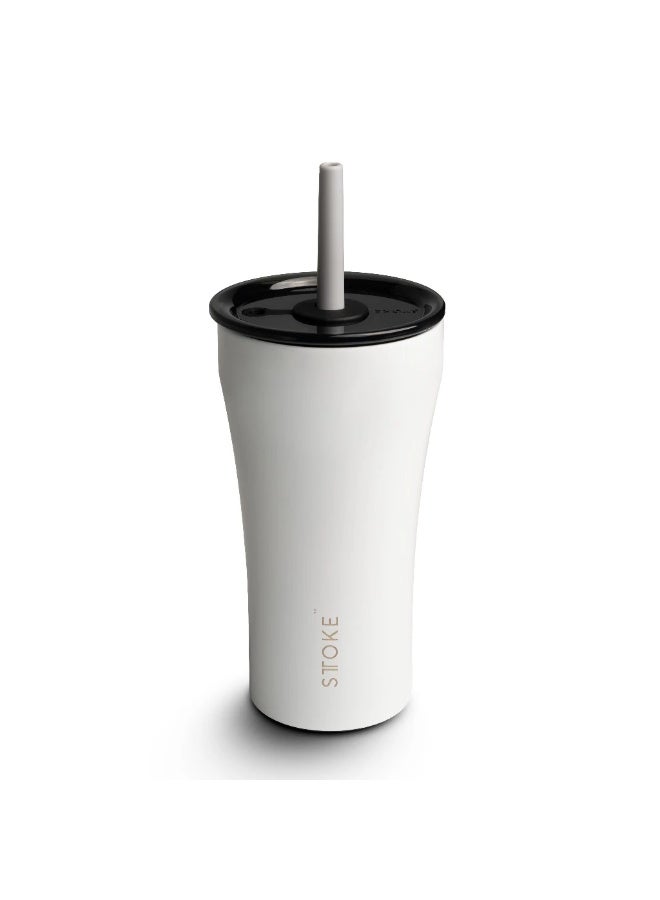 STTOKE Ceramic Insulated Leakproof Straw Tumbler Bottle - 590ml/20oz | Commuter Cup Classic Series - Image 1