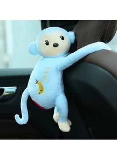 SFMW Car Tissue Box in The Shape of a Blue Monkey Doll  - Image 1