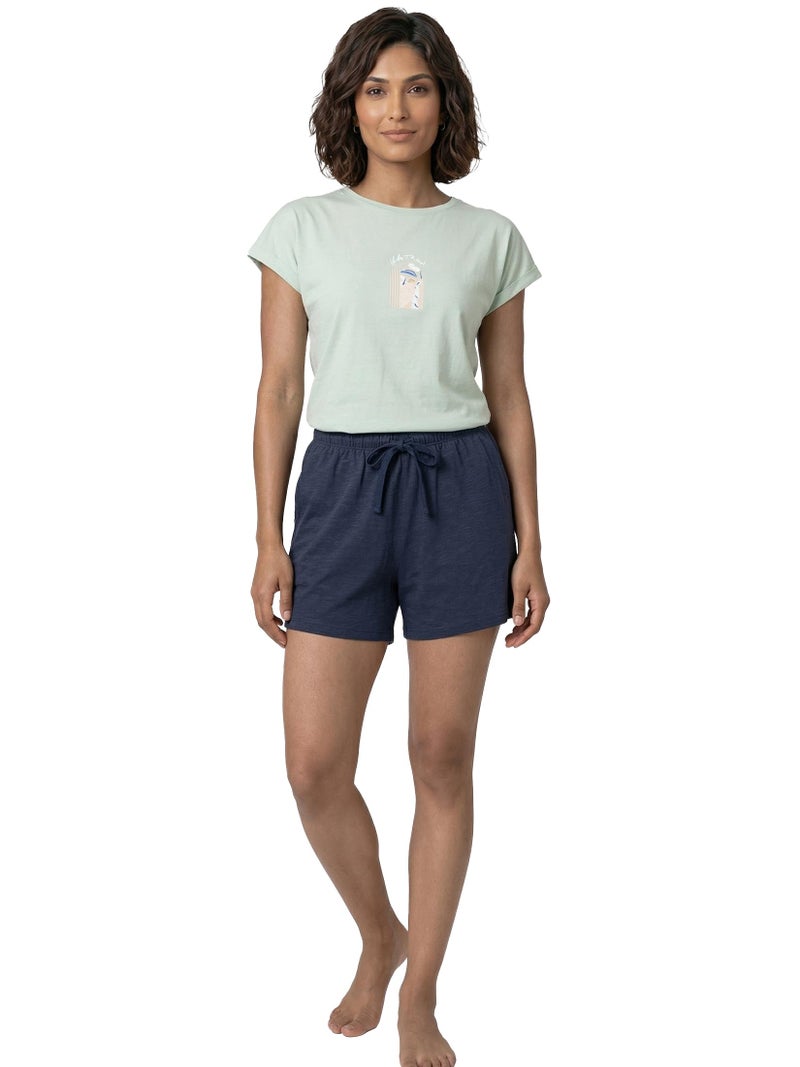 Enamor E062 Basic Cotton Shorts - Image 1
