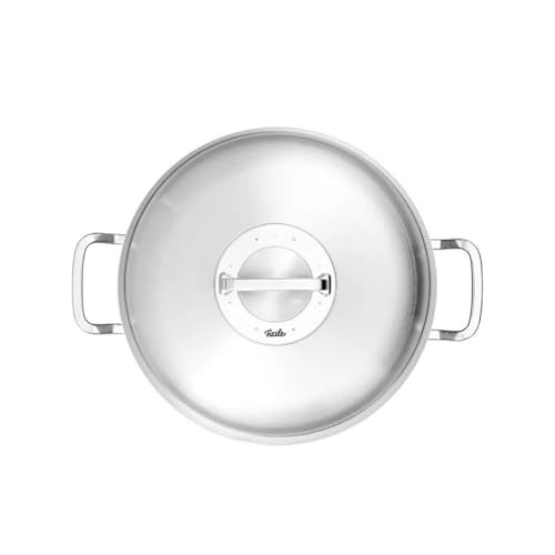 Fissler Original-Profi Collection Stainless Steel 11 Inch, 5.1 Quart Round Roaster with High Dome Metal Lid - Image 5
